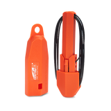 M-Wave Tools einziehbare Kabelführung, orange