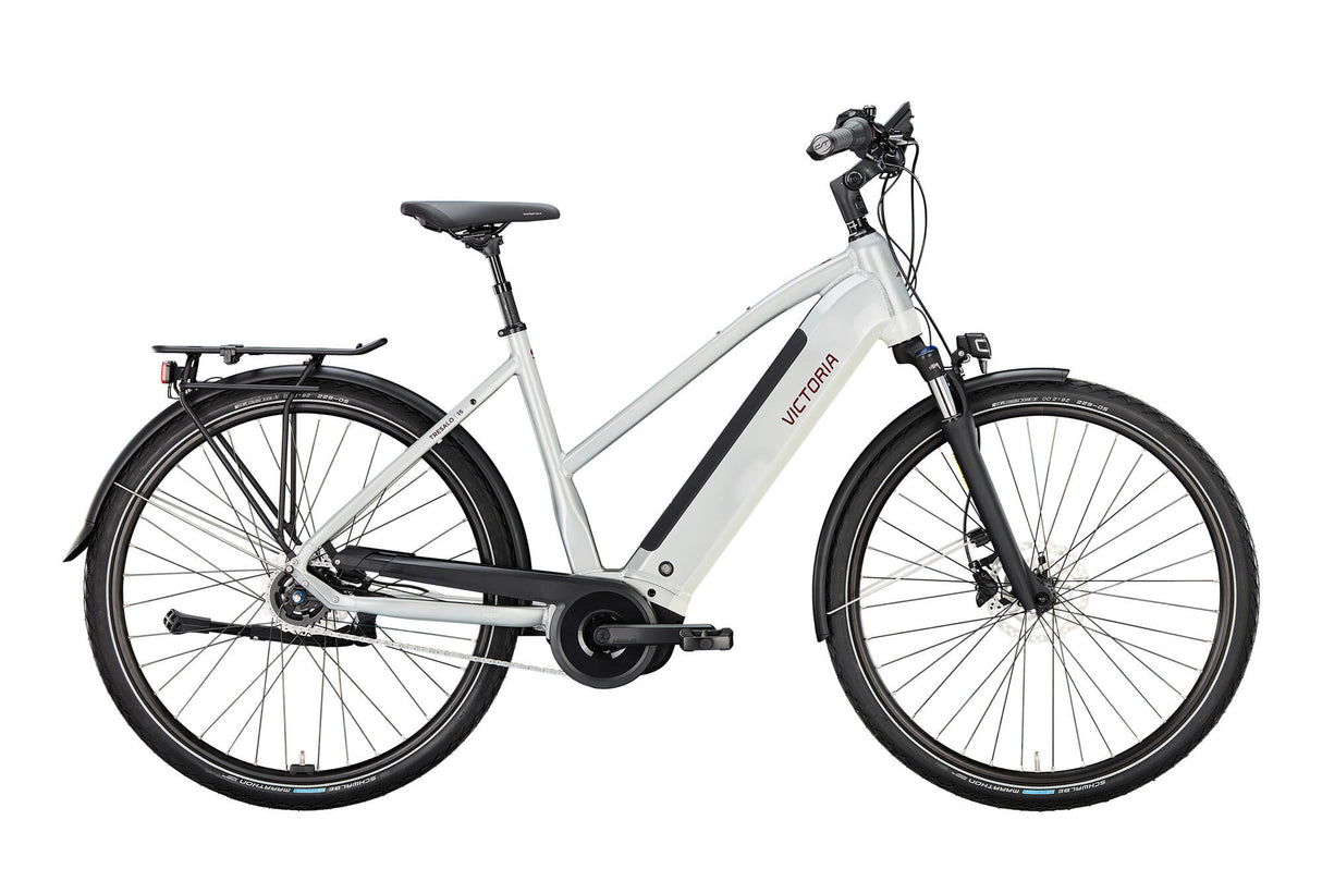 Victoria Elektro-Trekkingrad Tresalo 15 (#1) E-Bike Vict. Tresalo 15 28 48 5sp fh Falle. Silber