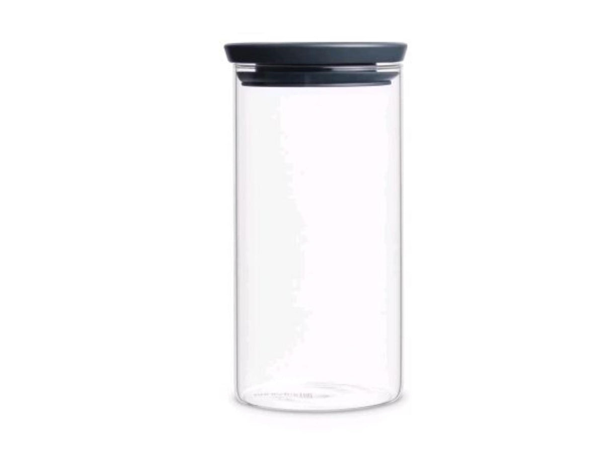 Brabantia Vorratsglas – stapelbar – 1,1 l – Glas