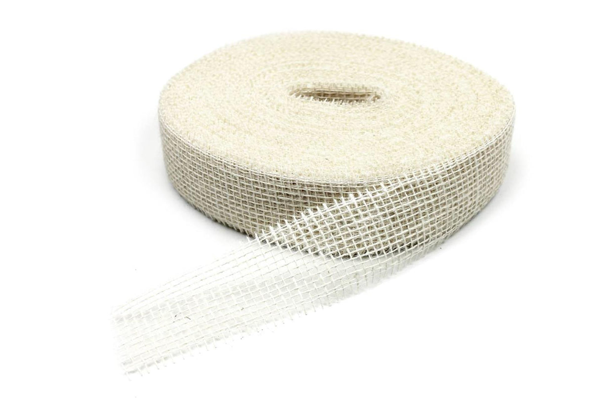 Sizoband â® jute white 5cm ã— 40m