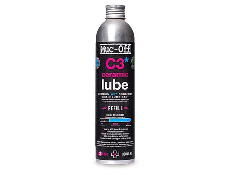 Muc-off Fahrradwartung C3 Wet Ceramic Lube 300 ml Nachfüllpackung