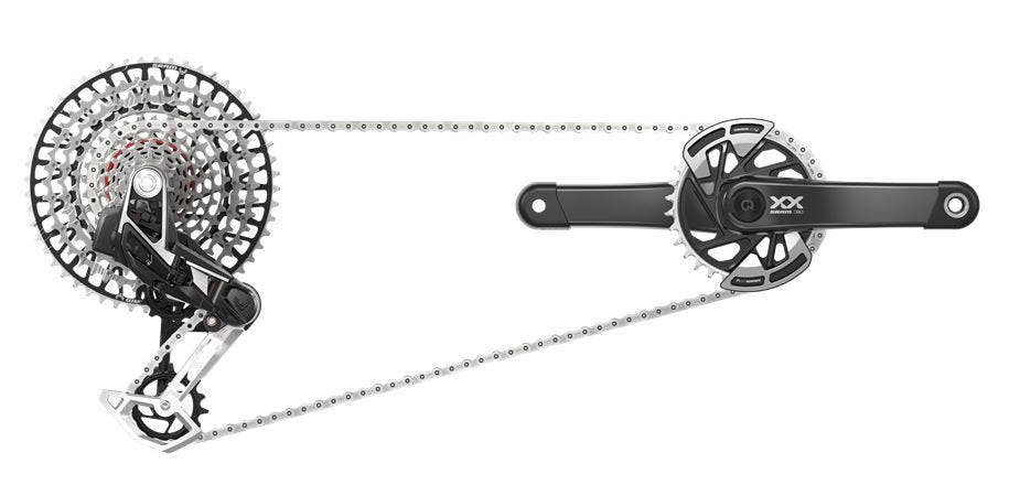 Sram Schaltgruppe Set xx Eagle Axs Getriebeset xx Eagle PM 175mm Axs Q174 32t tm
