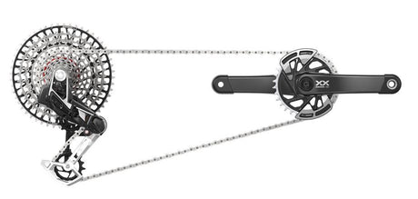 Sram-Gruppengruppe XX Eagle Axs PM 165 T-Type GS-XX-E-D1 Leistungsmesser