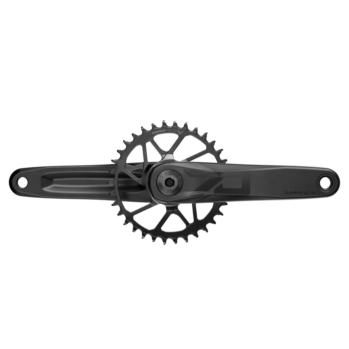 Sram Kurbelgarnitur Eagle 70 Getriebe Krg 70 Eagle TT Dub 165 mm 32 Z. Stahl schwarz