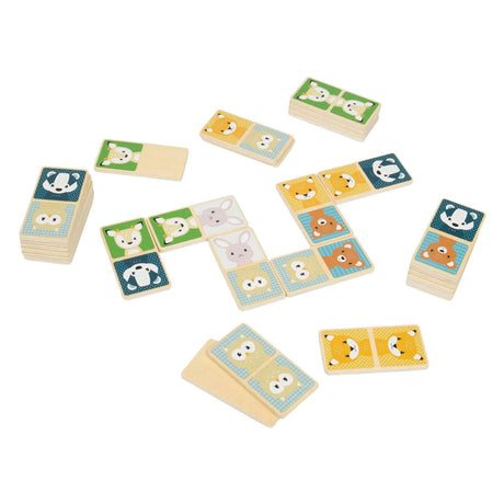 Bigjigs Domino-Wildtiere aus Holz