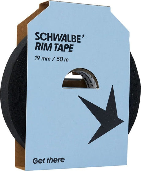 Schwalbe benelux b.v. Felgenband Schwalbe Hochdruck 50 Meter x 19mm - selbstklebendes Textil (auf Rolle)