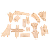 Bigjigs Set di espansione delle rotaie in legno, 25dlg.