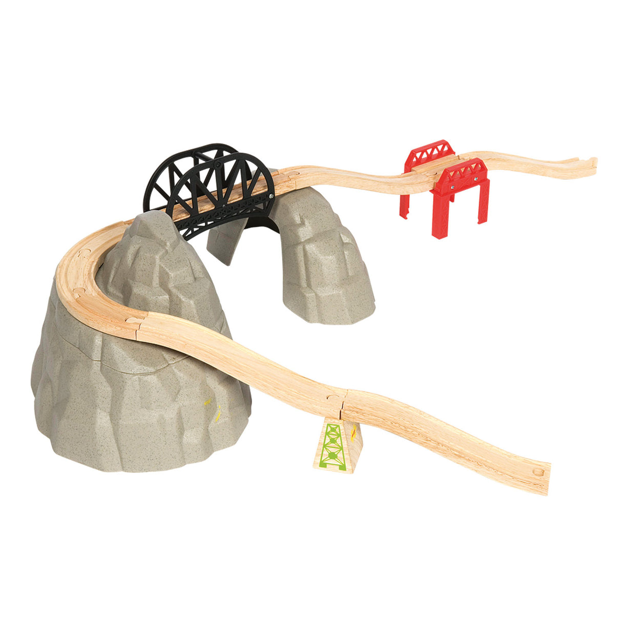 Bigjigs Wooden Rails - Rocky Mountain Expansion Set, 12dlg.