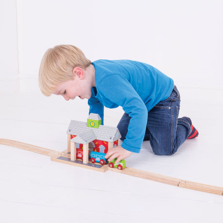 Bigjigs Holzschienen - Bahnhof