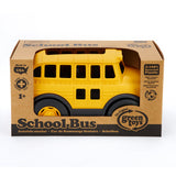 Grüner Spielzeug-Schulbus