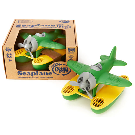 Grünes Spielzeug-Wasserflugzeug