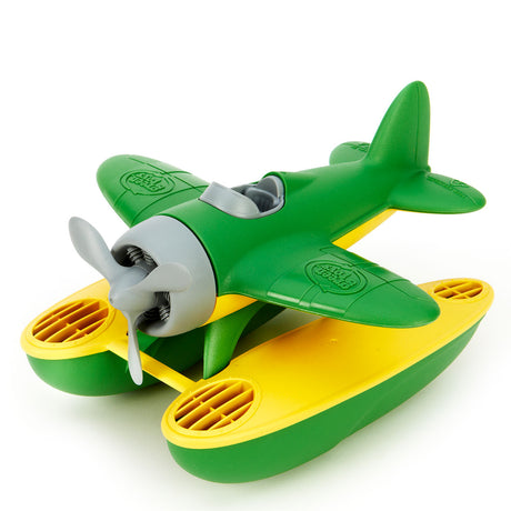 Grünes Spielzeug-Wasserflugzeug