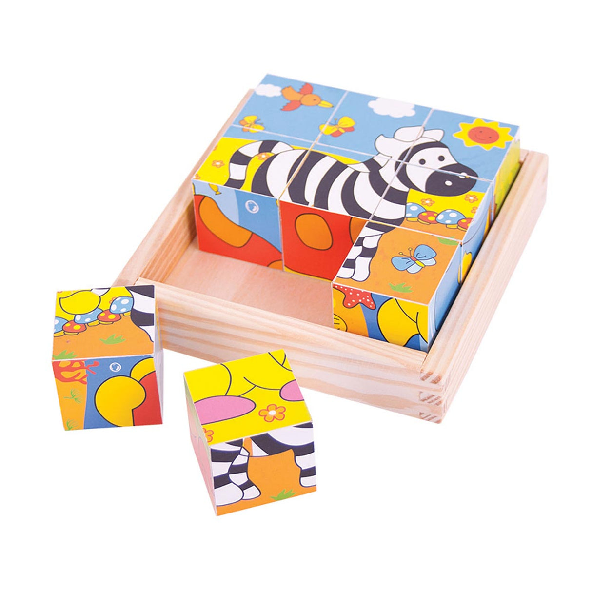 Bigjigs Safari Block -Puzzle