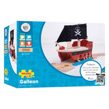 Bigjigs Holzschienen - Piratenschiff