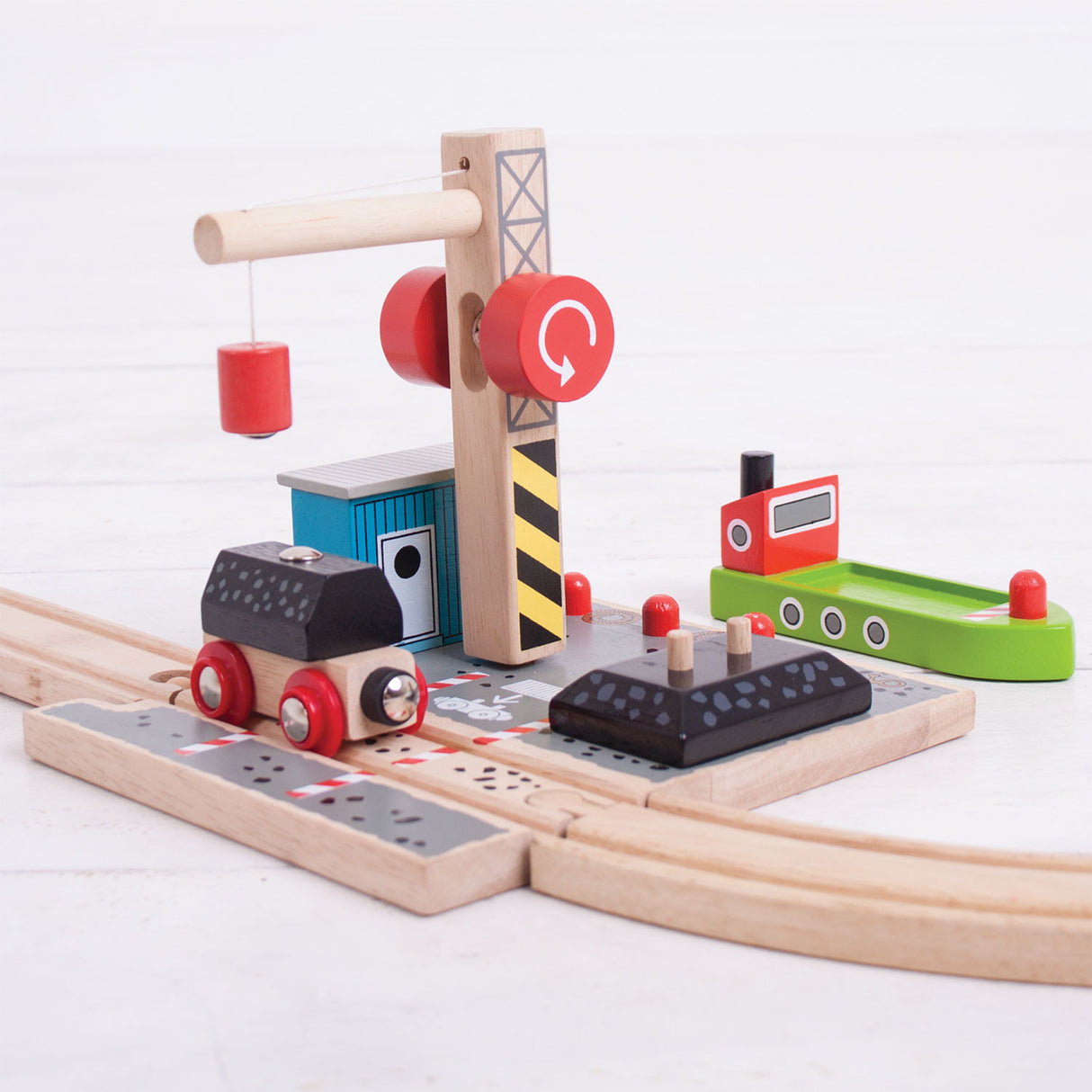 Bigjigs Holzschienen – Kohleverladestation
