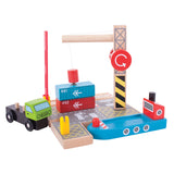 Bigjigs Wooden Rails Container Shipper