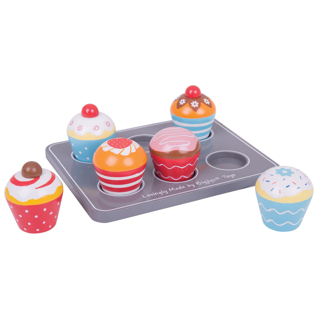 Bigjigs Muffin-Set aus Holz