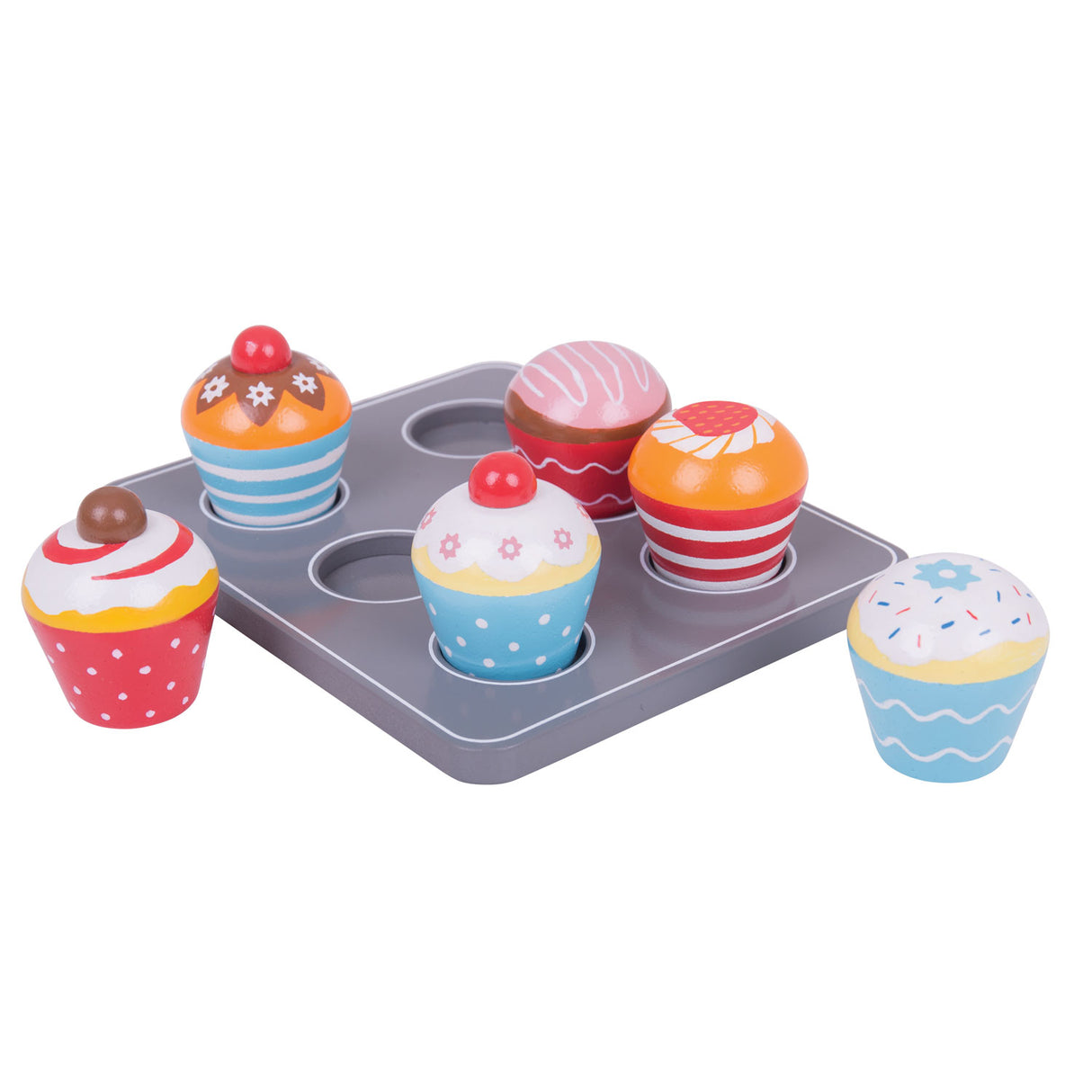 Bigjigs Muffin-Set aus Holz