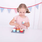 Bigjigs Muffin-Set aus Holz