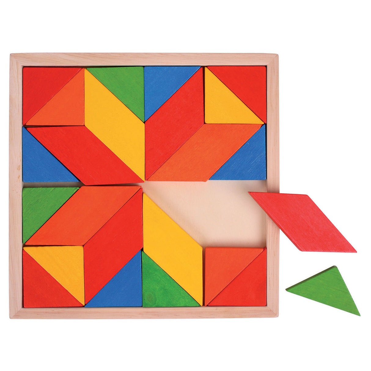 Bigjigs Holzmosaik -Puzzle, 24dlg.