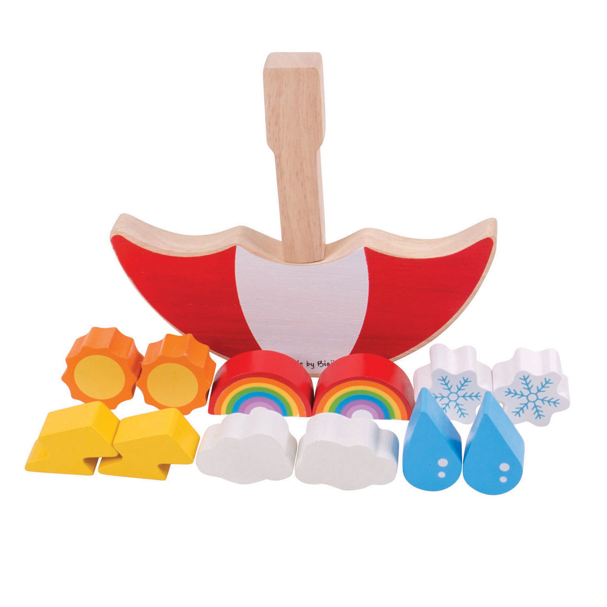 Wieder ein Balancespiel aus Holz von Bigjigs
