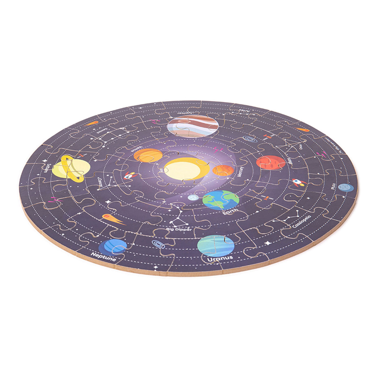 Bigjigs Floor Puzzle Sonnensystem Runde, 39 cm