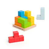 Lesena lock-a-cube kubus puzzle