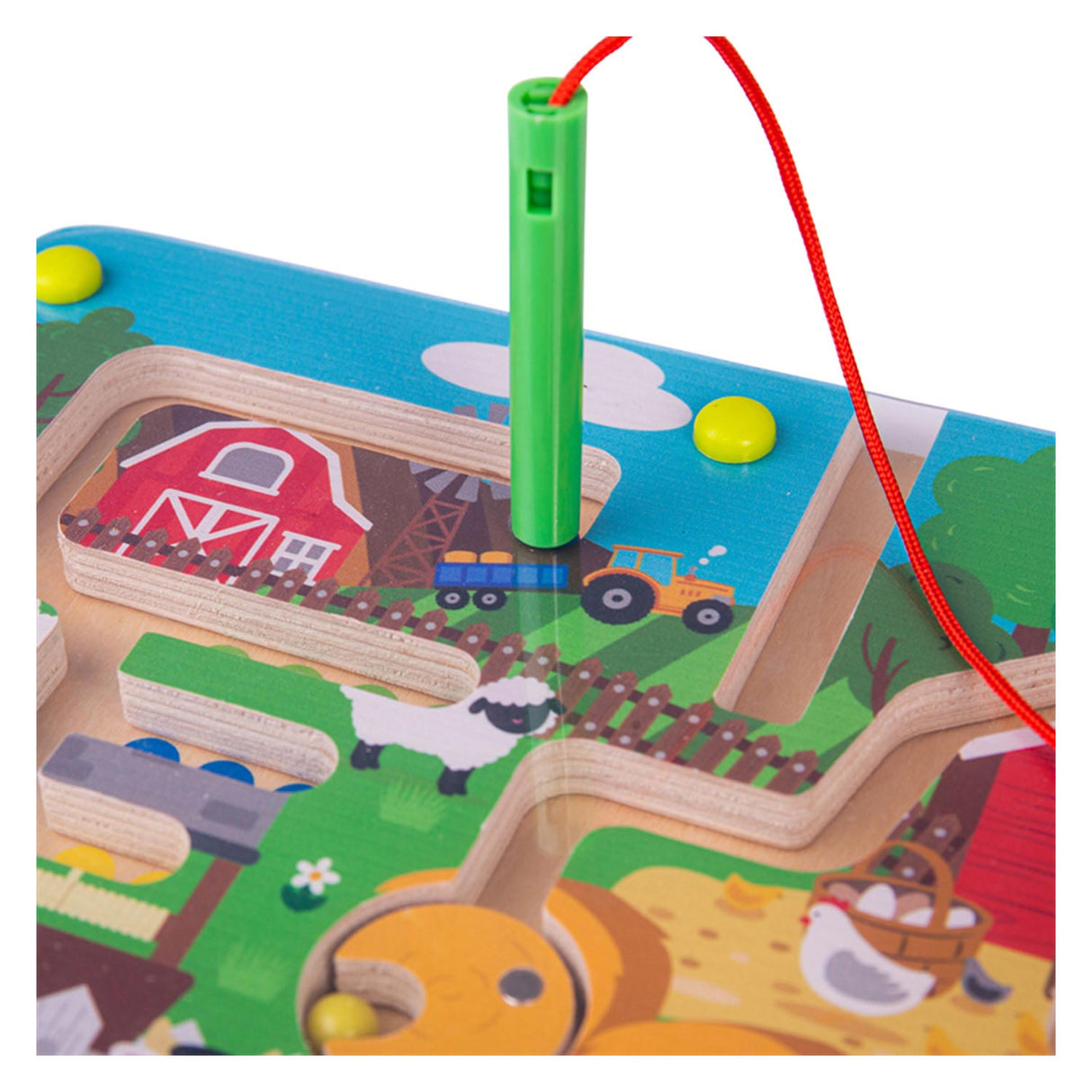 Bigjigs magnetisches Labyrinthspiel – Bauernhof