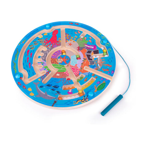 Bigjigs magnetisches Labyrinthspiel – Unterwasserwelt