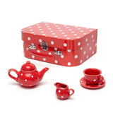 Bigjigs Porcelain Tea Force i Buurtcase, 12dlg.