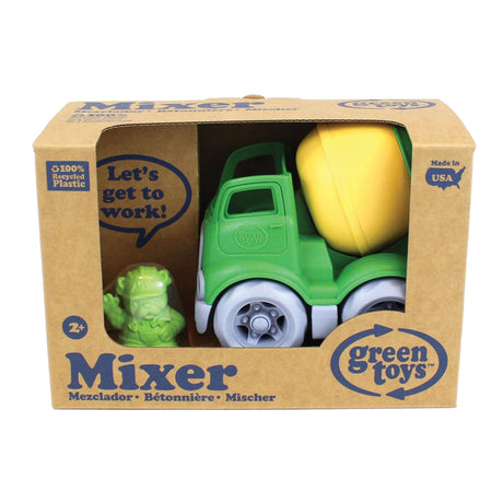 Grüner Spielzeug-Zementwagen