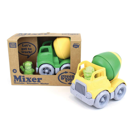 Grüner Spielzeug-Zementwagen