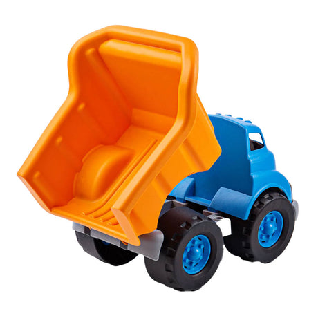 Grüne Spielzeug Green Toys Kiepvrachtwagenblau Orange