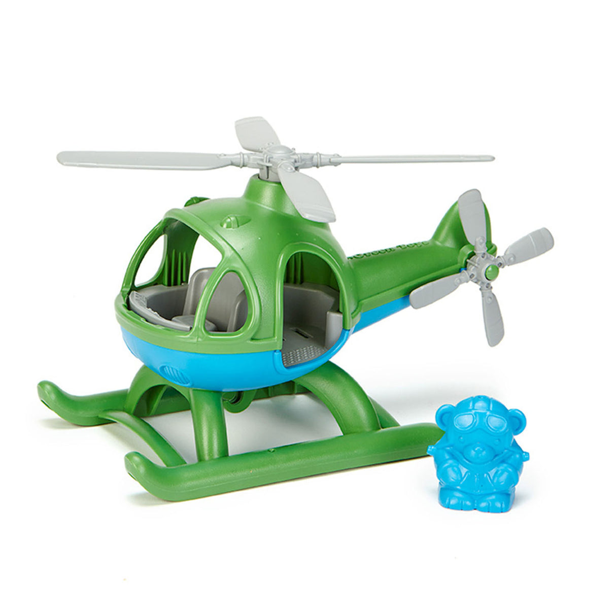 Green Toys Helicopter Green Recycled