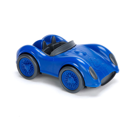 Grünes Spielzeug Rennauto blau