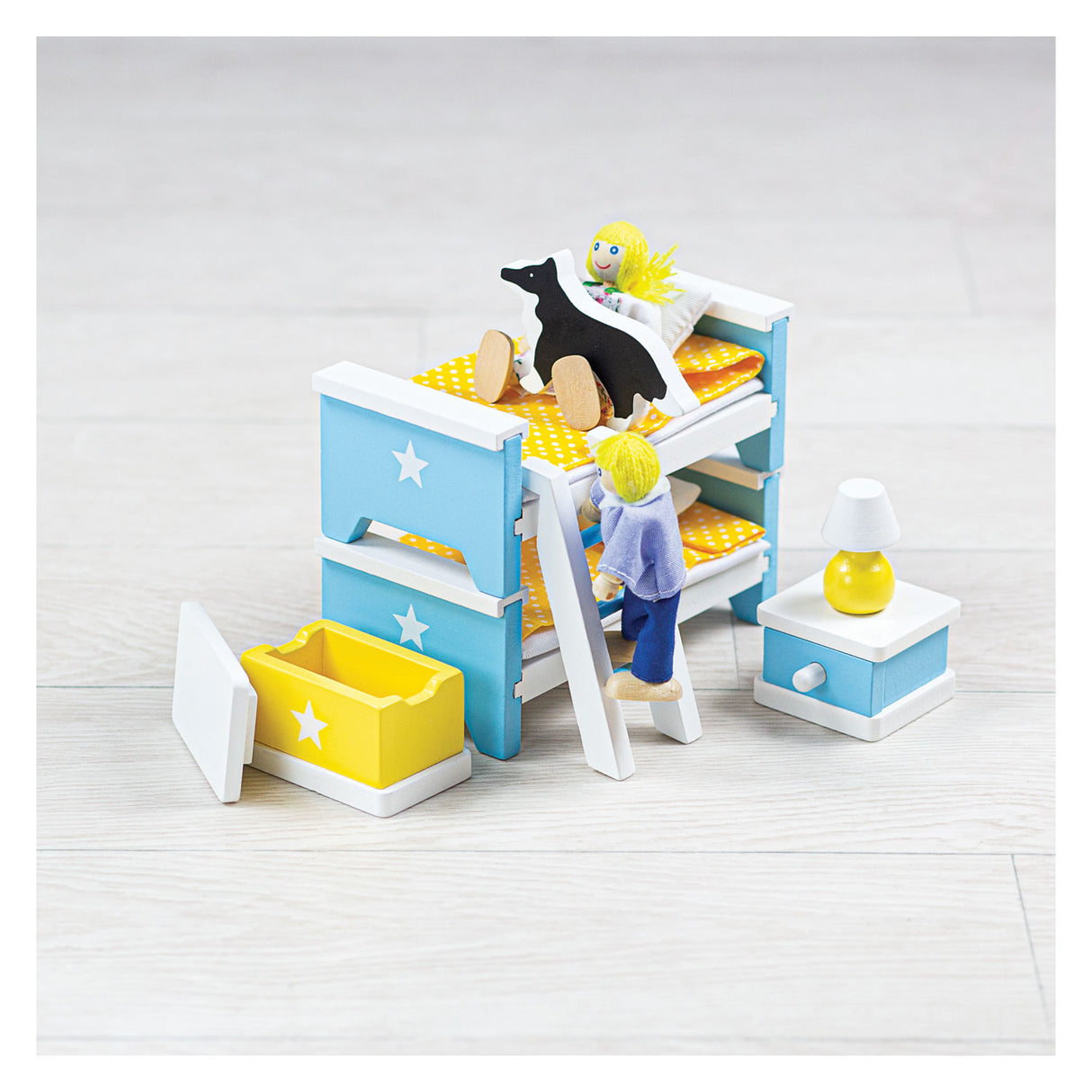 Tidlo Holz Poppenhuis Möbel Kinderzimmer