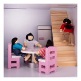 Tidlo Wooden Dollhouse Furniture Kitchen, 9dlg.