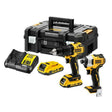 Dewalt combo set 18v dck2060l2t (dcd778, dcf787) 2x3,0ah tstak