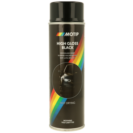 Schwarze Seidenbezeichnung, Bus 500 ml. Motip