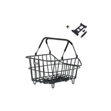 Basil Fahrradkorb Cento Alu mit Zielbefestigung 14 Liter 39 x 24 x 15 – Schwarz
