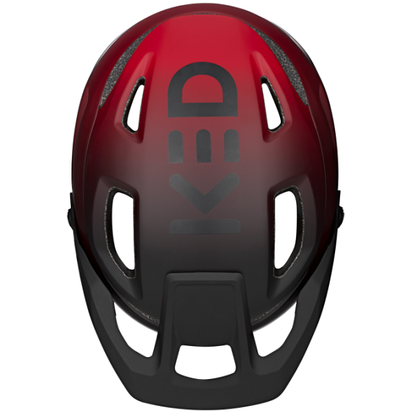Ked Fahrradhelm Pector Me-1 m (52–58 cm) – mattrot schwarz