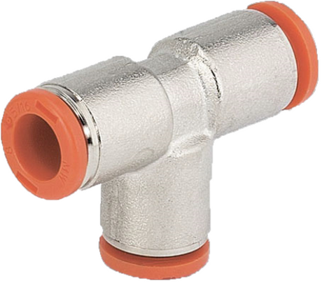 Metall-Steckkupplung T-Stück RL5 8mm