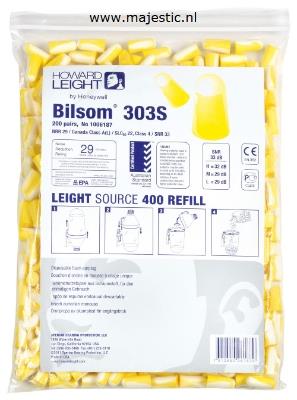 Howard Leight Bilsom 303s Ohrstöpsel Nachfüllpackung (200 Paar)