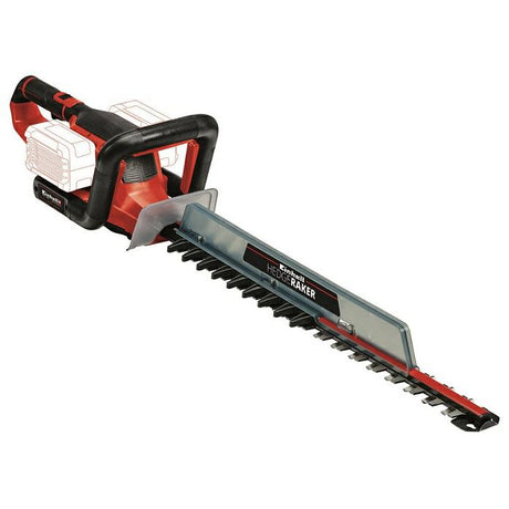 Einhell Akku-Heckenschere Ge-CH 36 65 Li Solo – Power X-Change – 36 V Li-Ion – Schnittlänge: 65 cm – Zinkenabstand: 30 mm – drehbarer Griff – inkl. Klingenabdeckung - exkl. Akku und Ladegerät