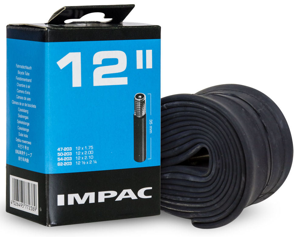 Impac Inner Tube (av Schwalbe) AV12 12x1.75 2.35 Etro 47 62-203, Valve: Schrader Auto 35mm