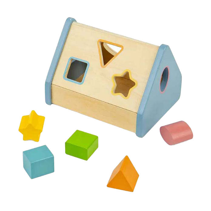 Bigjigs Formensortierhaus, 5 Stück.