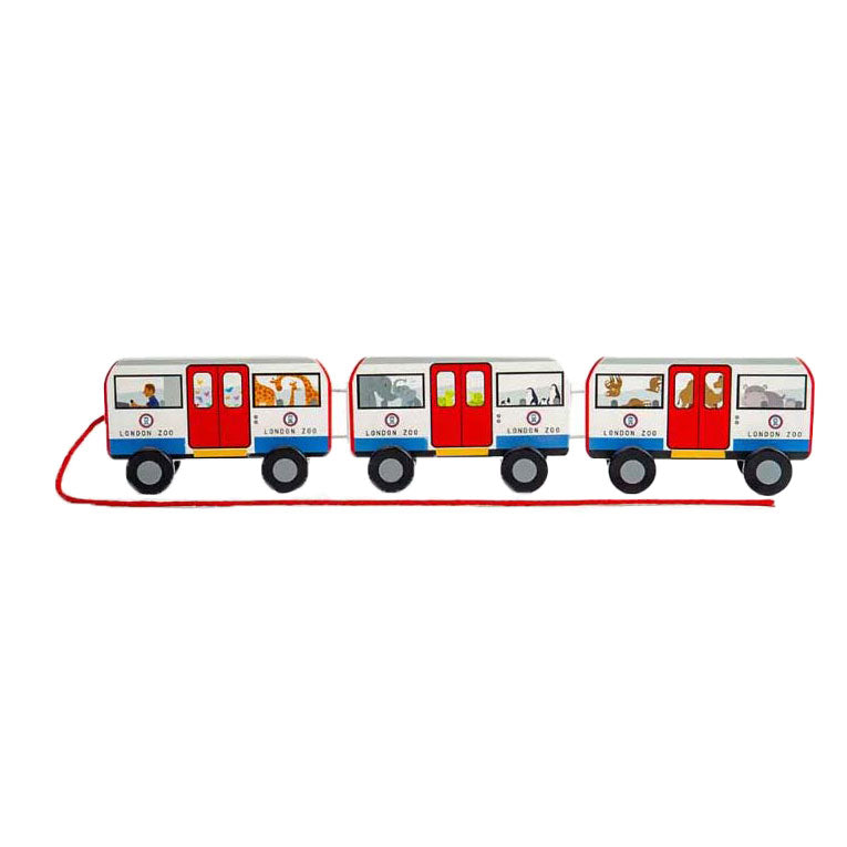 Bigjigs Londoner Zugbus aus Holz