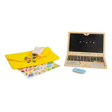 Bigjigs Holzspielzeug-Laptop-Set, 95-teilig.
