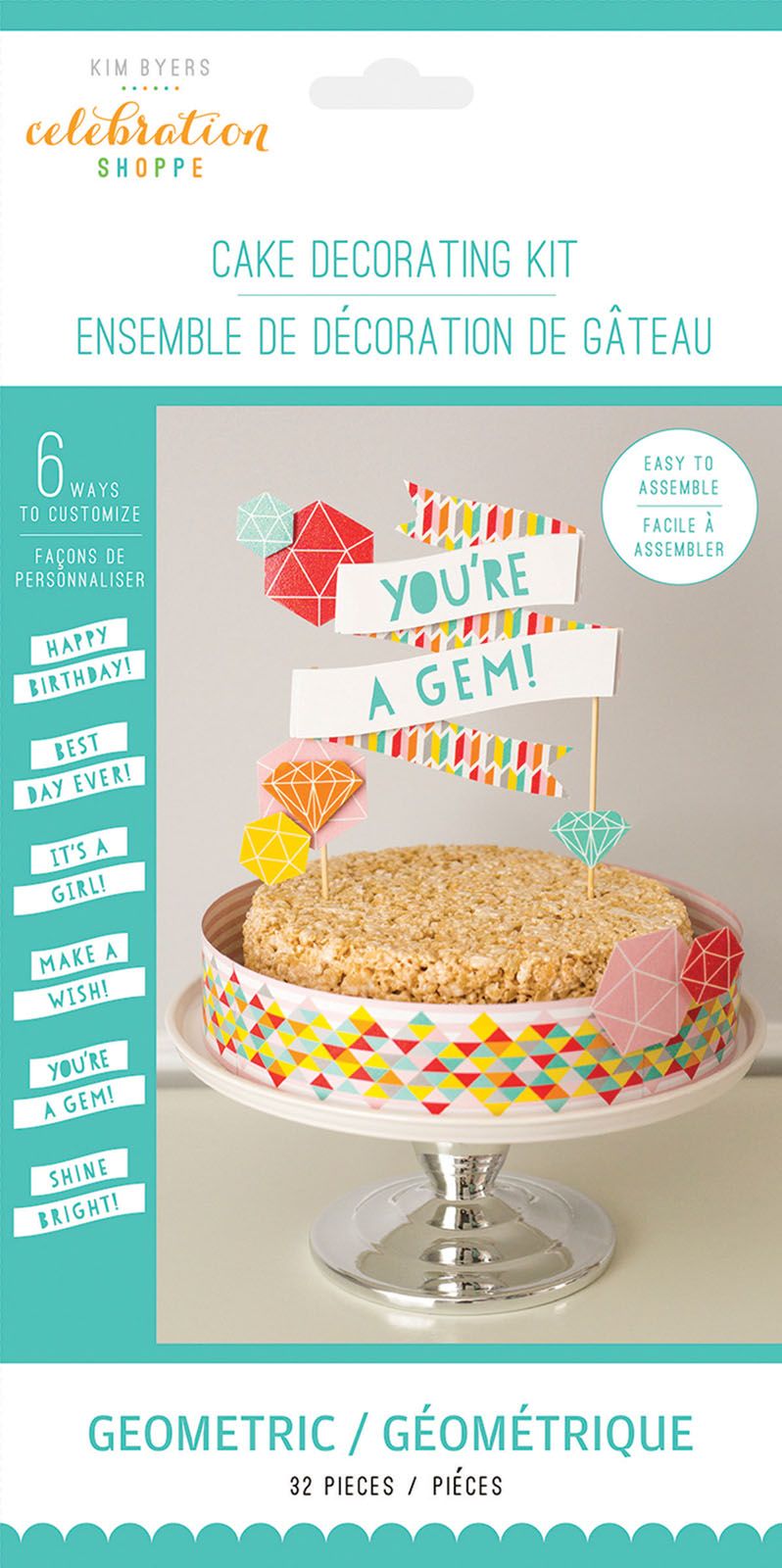 Darice • Celebration Shoppe-Kuchendekorationsset