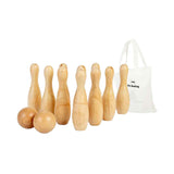 Bigjigs Bowling-Set aus Holz, 12-teilig.